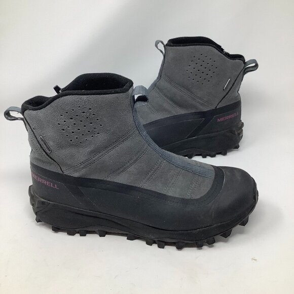 Merrell women's hiking boots 11 Thermo Snowdrift Zip Mid Shell grey insulated - Picture 5 of 11